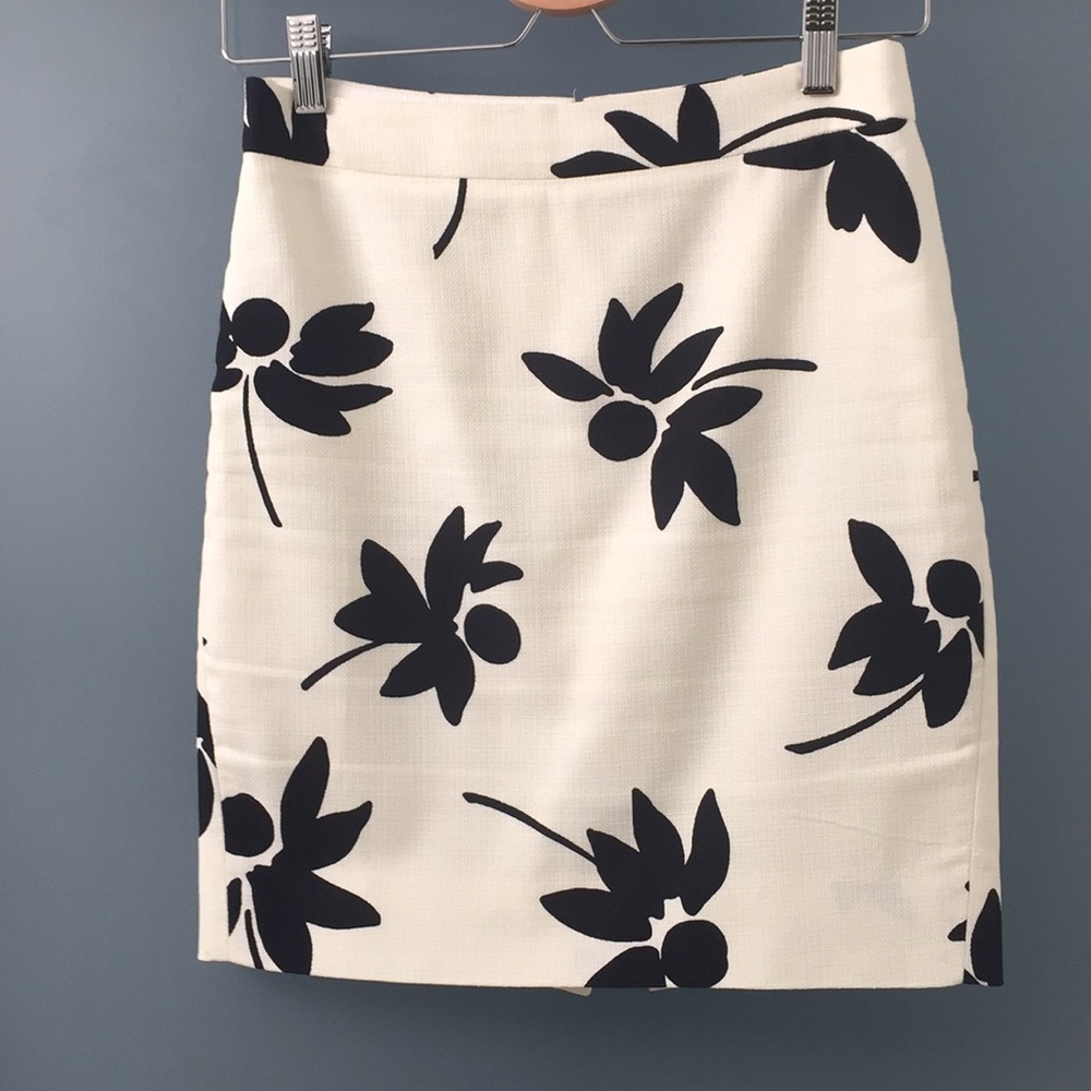 J.Crew Factory petite basketweave pencil skirt